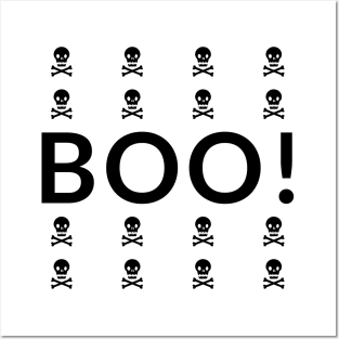 Boo! Skeleton Edition Posters and Art